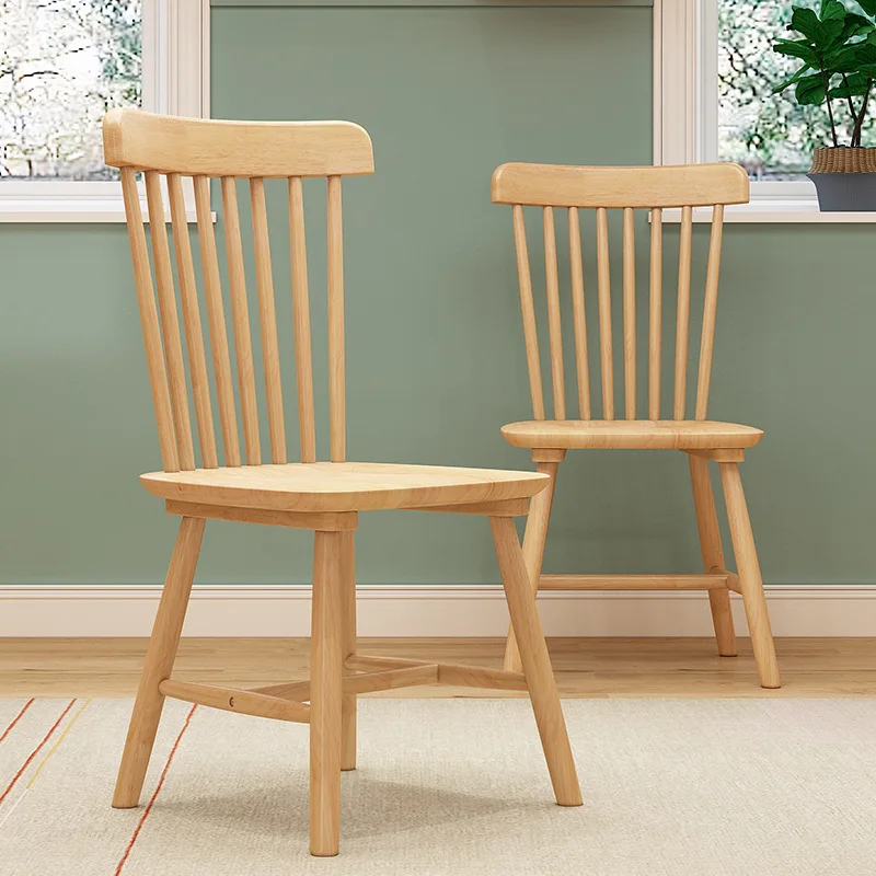 Wholesale Modern Furniture windsor chair Ergonomic Back Chair wooden chair for dining room