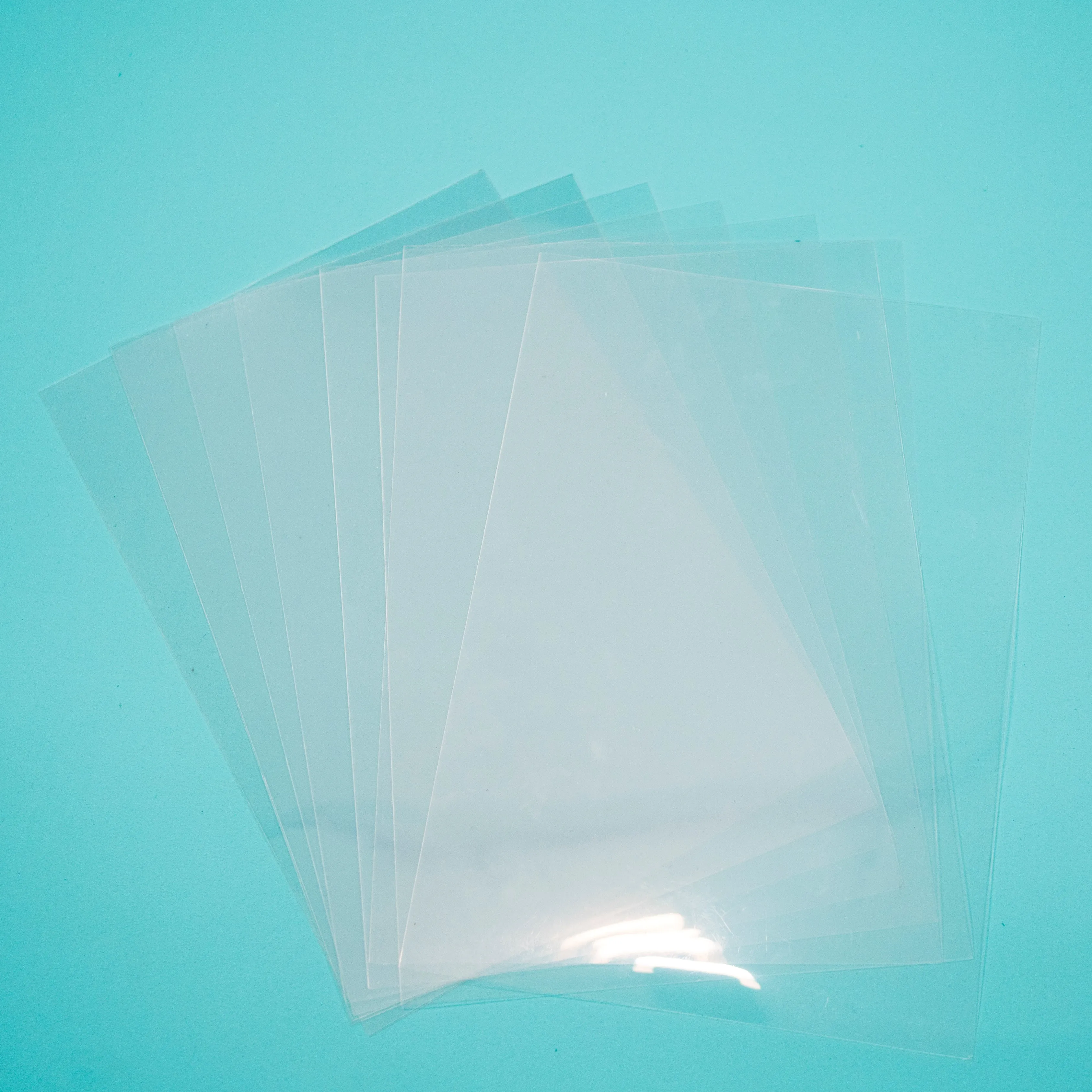 transparent pet binding cove for stationery