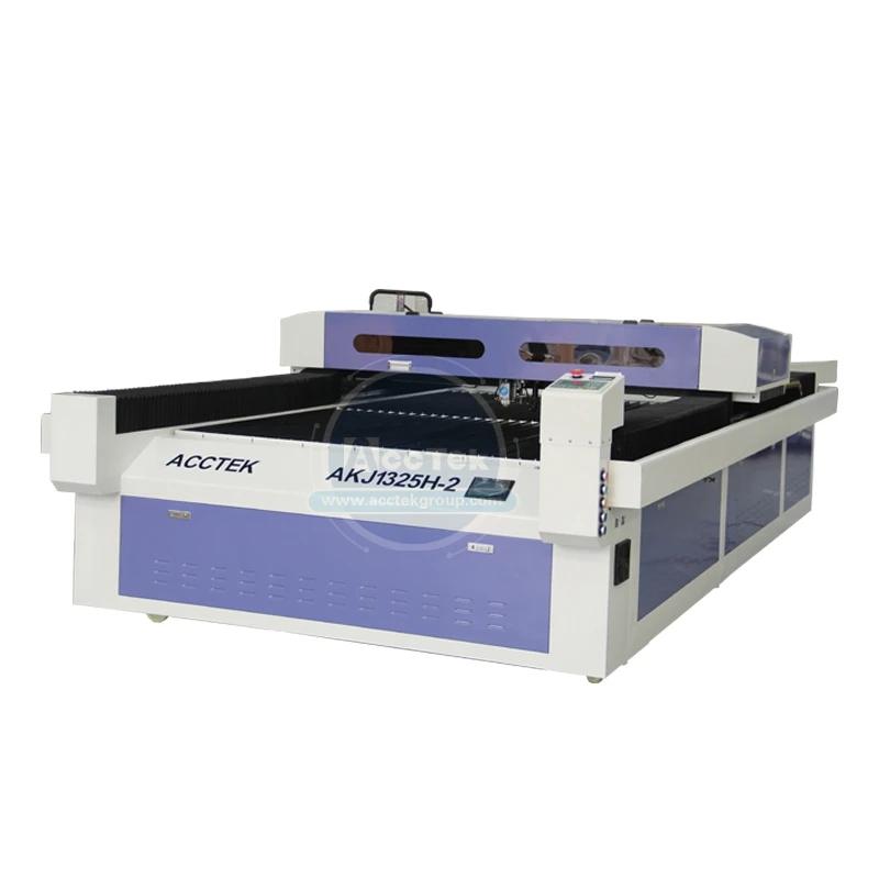 Dual hybrid laser cutting engraving machine mix metal plywood cutter AKJ1325H