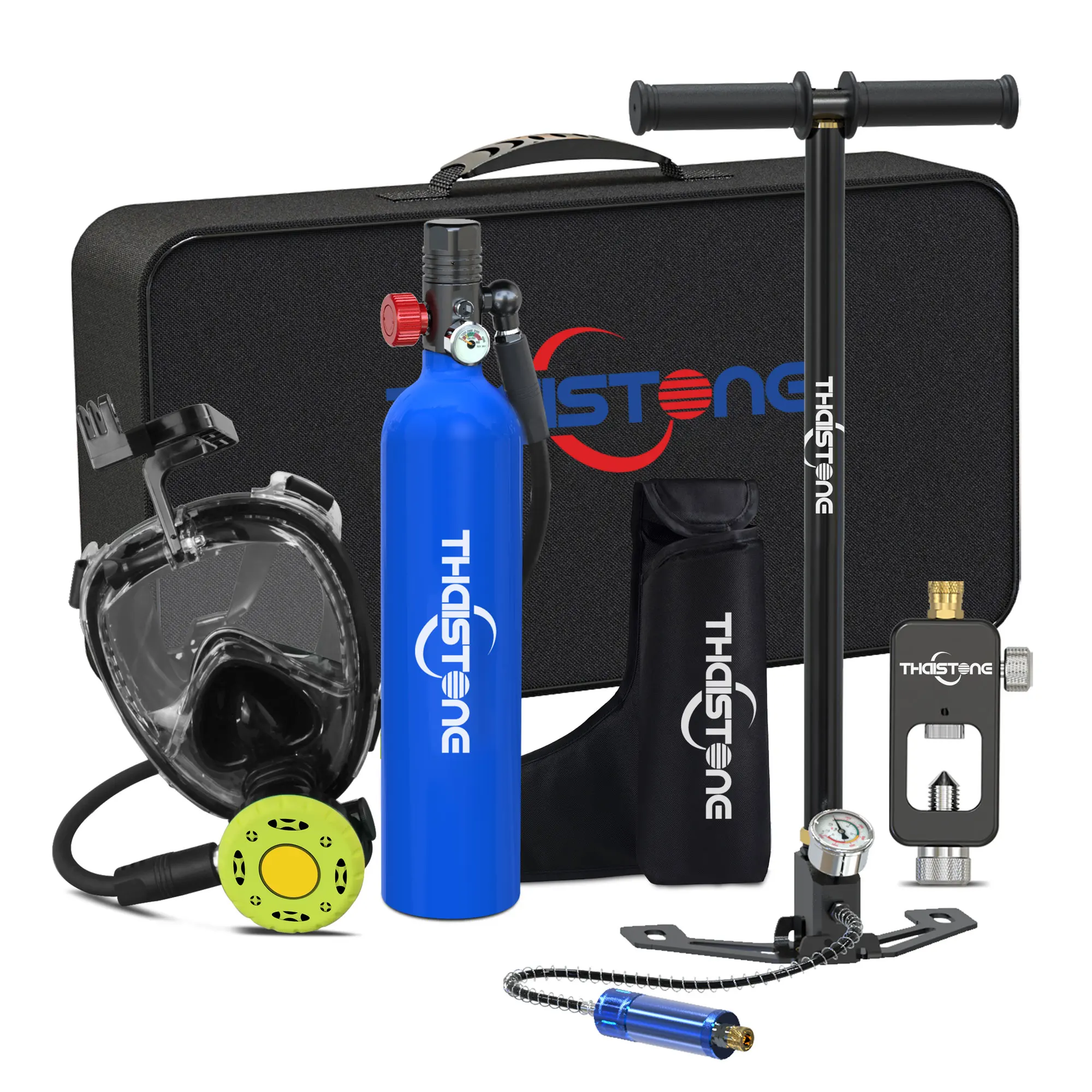 High Quality Thaistone M05A 1.0L Aluminium Portable Air Cylinder Diving Equipment for Underwater Sports