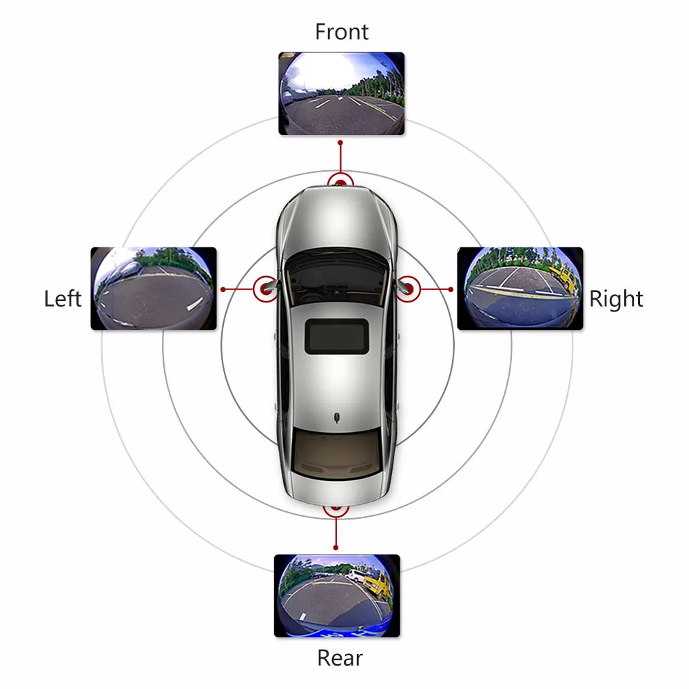 360 Автомобильная камера Wemaer OEM Передняя Задняя левая правая четыре канала Android стерео HD-видео экран для Mercedes автомобильное