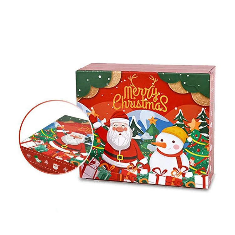Custom Caja De Regalo 3D Navidad Large New Year 3D Design Pop Up Paper Cube Gift Packaging Gift Boxes For Candy