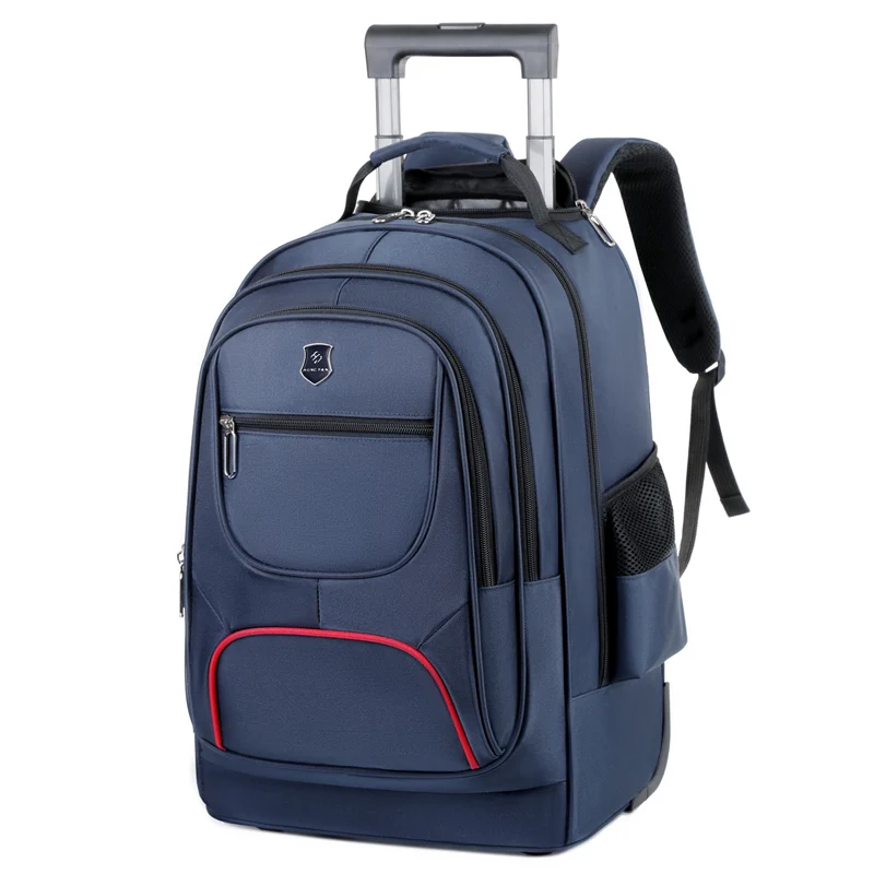 Multifunction Rolling Trolley Bag Backpack Office Computer Bag Laptop Backpack Dolly Trolley For Backpack