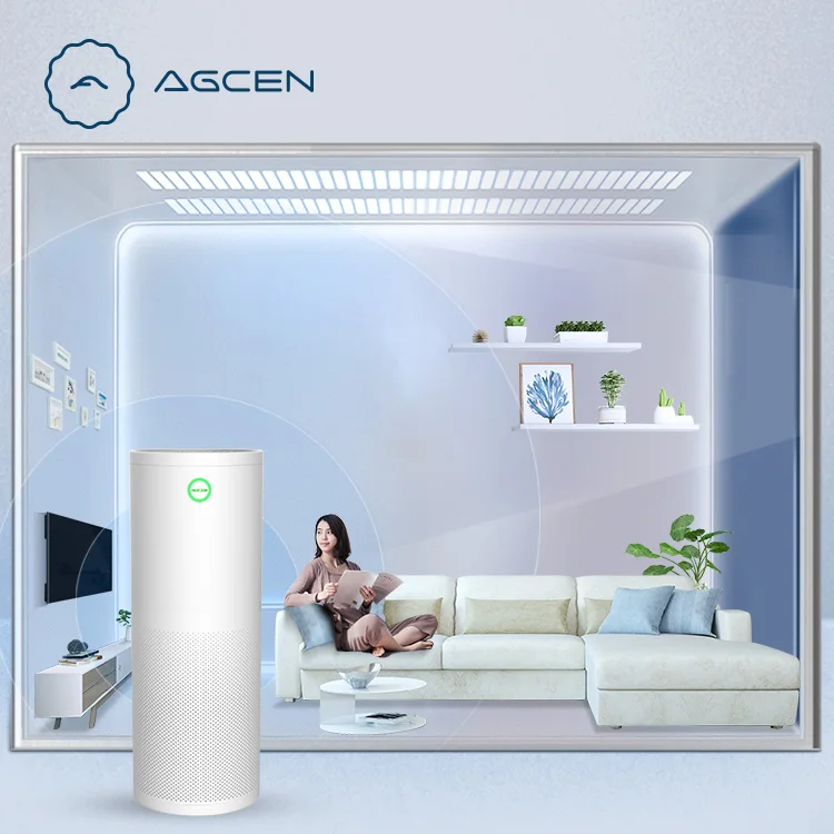 High Quality DC brushless silent Allergens odor PM2.5 Smoke remover ionizer air cleaner For Baby or Pregnant