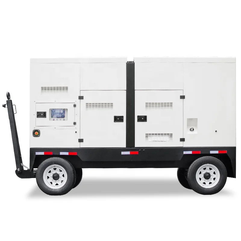  New factory sale powered by Korea Doosan engine DP086LA trailer type 200KW diesel generator