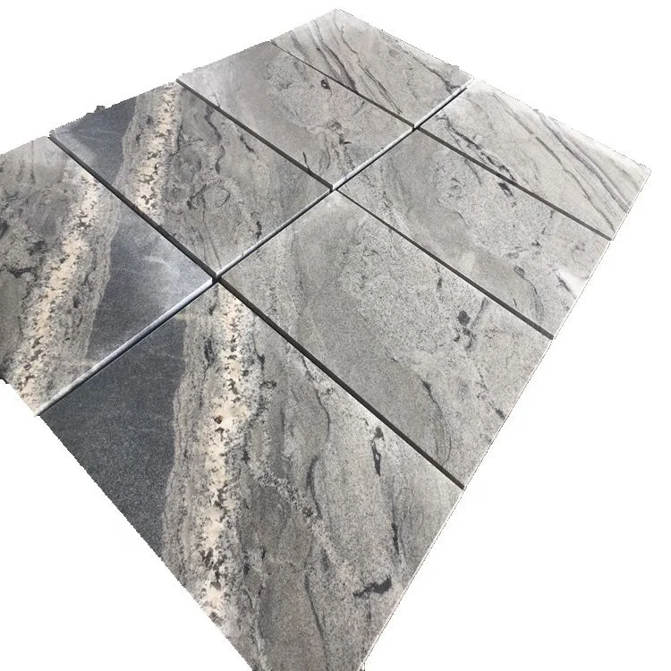 Polished Viscount white granite slab