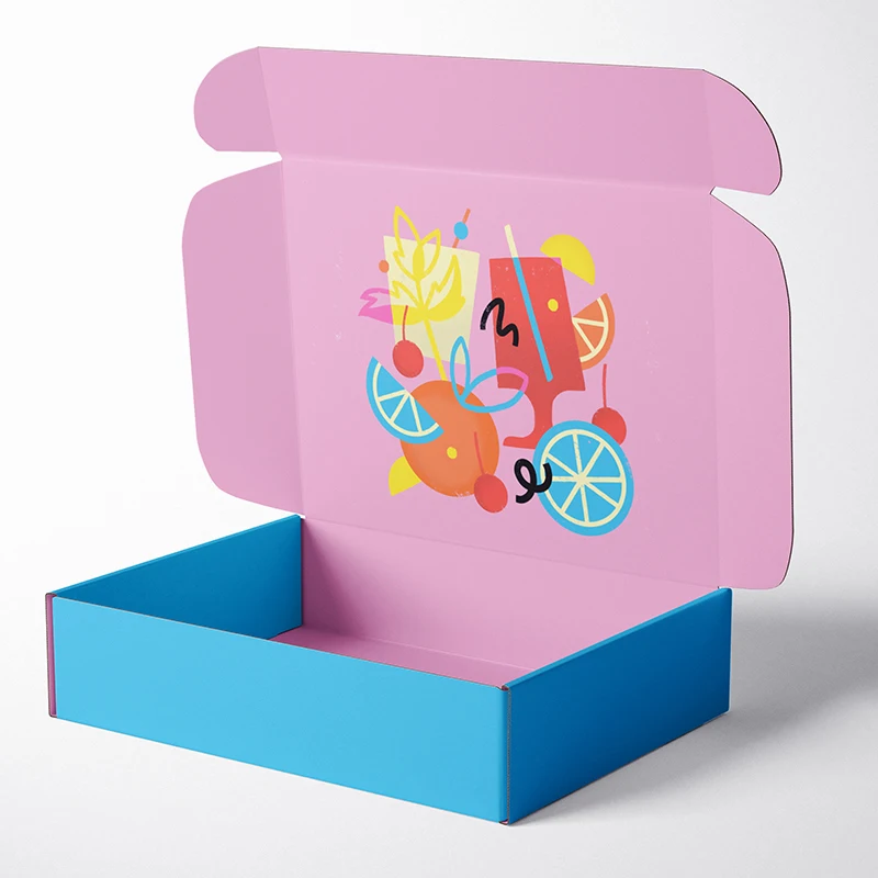 Wholesale Custom Logo Printed Kraft Corrugated Folding Shipping Gift Paper Boxes Clothing Shoes White Mailer Boxes Packing