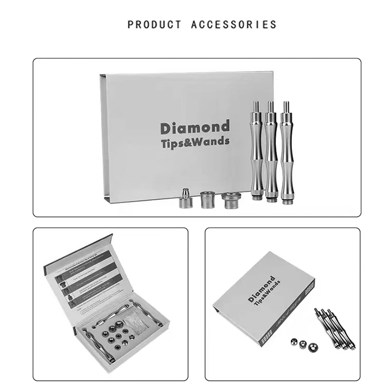 Portable Professional Blackhead Removal Oxygen Sprayer Micro Dermabrasion Device Crystal Peel Diamond Microdermabrasion Machine