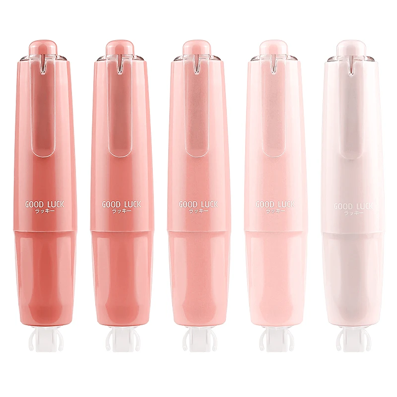 Free Shipping Correction Tape Press Type Pen Style Correction Runner With Refill Tape