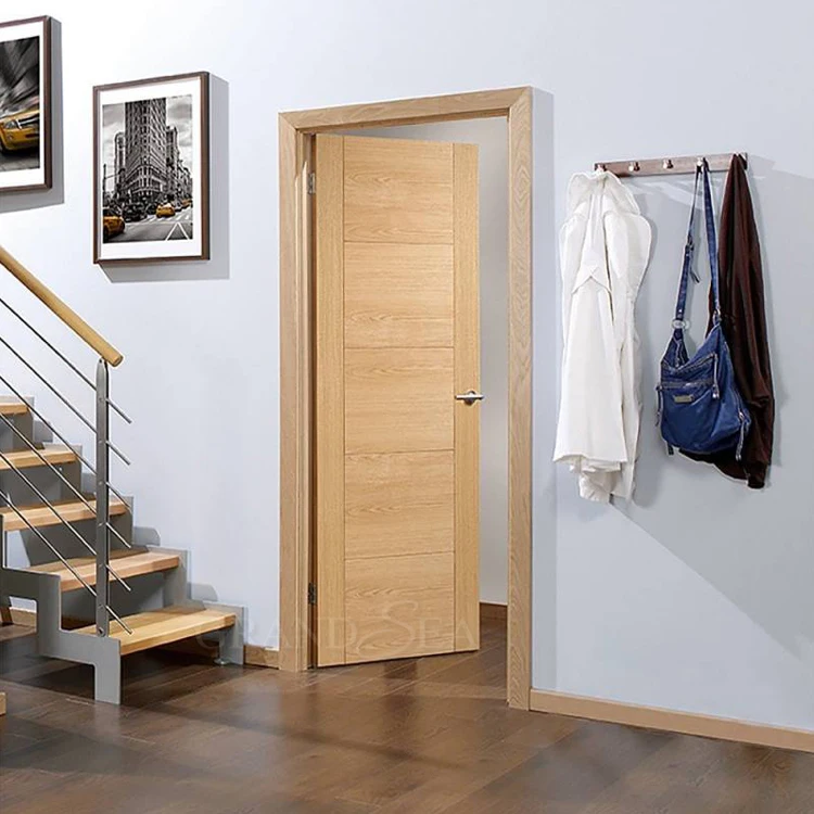 Latest Design Thailand Oak Bedroom Wooden Door Designs