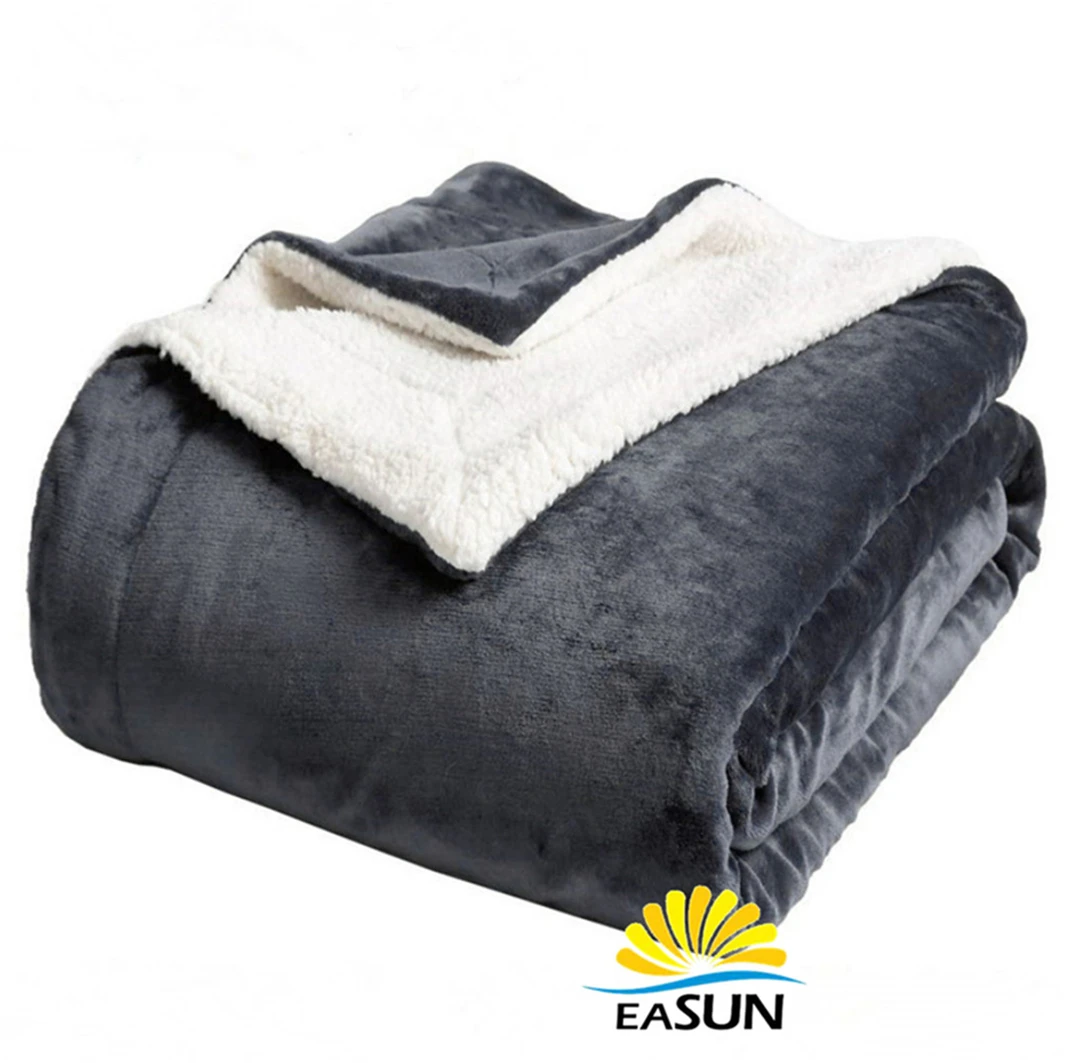 Hot-selling certificate custom luxury anti-pilling airline blanket aviation blanket blanket airline