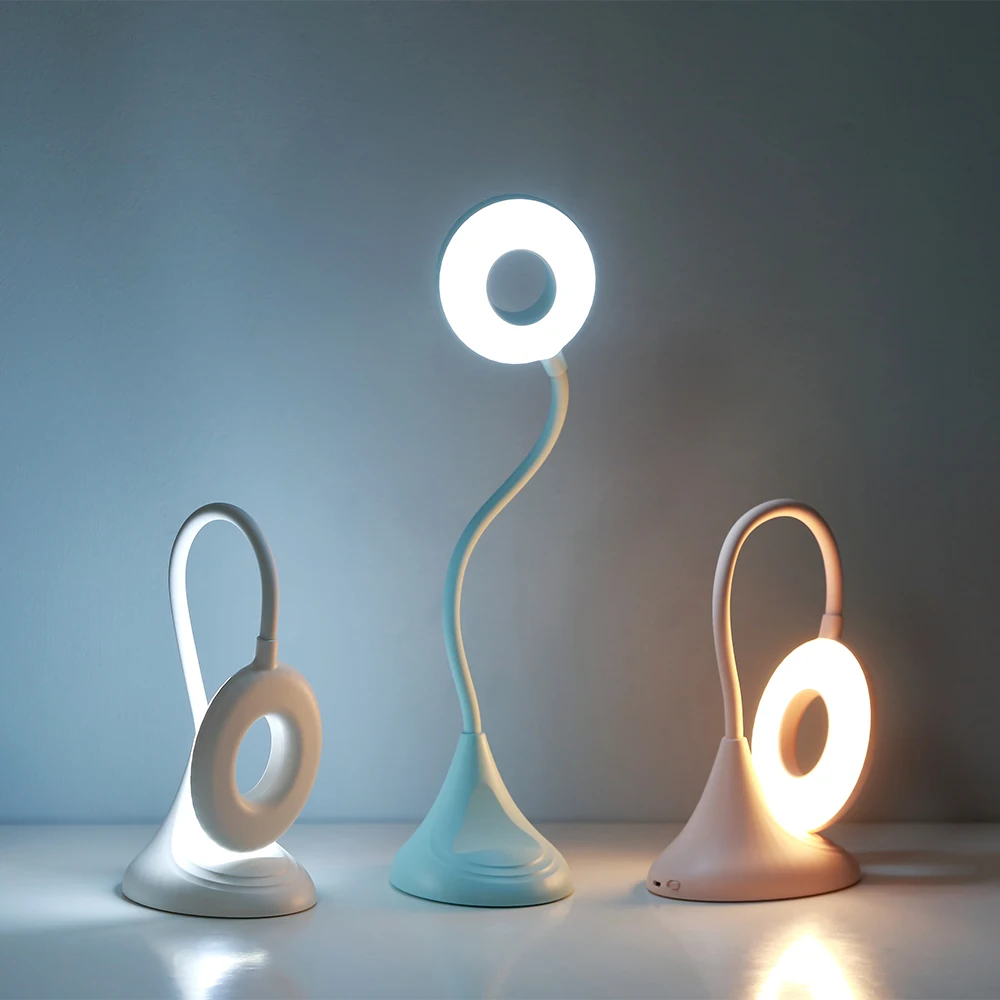 Лидер продаж, новинка, креативное ремесло, регулируемое освещение, Уход за глазами, гибкая сенсорная настольная лампа, Современная со светодиодной подсветкой