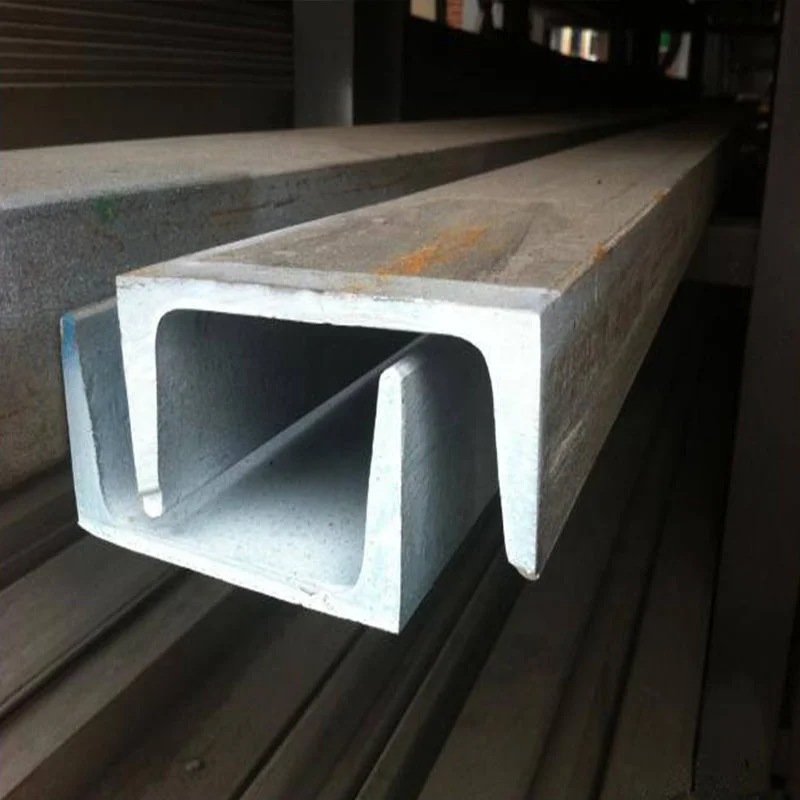 Building Materials Hot Dipped C Shaped Steel Channels Universal Channel Steel Sizes