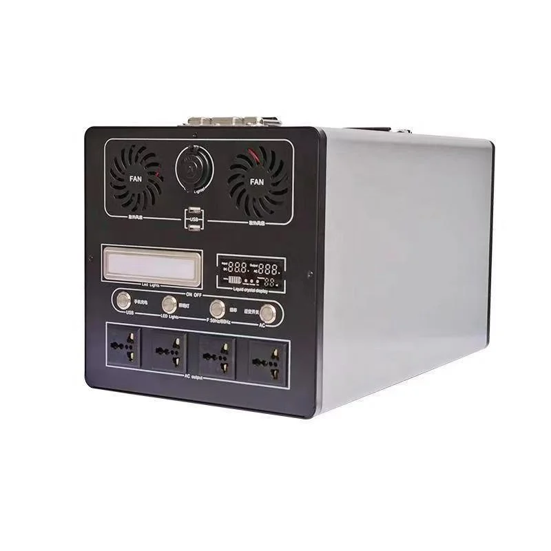 Large Portable Power station  2000w 2500w renewable LiFeP04 battery small energy storage system outdoor for activities