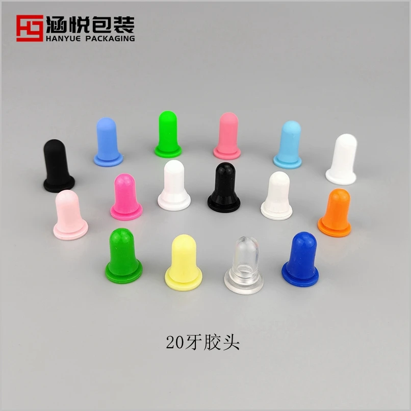silicone rubber bulb dropper top 18mm 20mm  glass dropper pipette top Nitrile rubber for essential oil dropper
