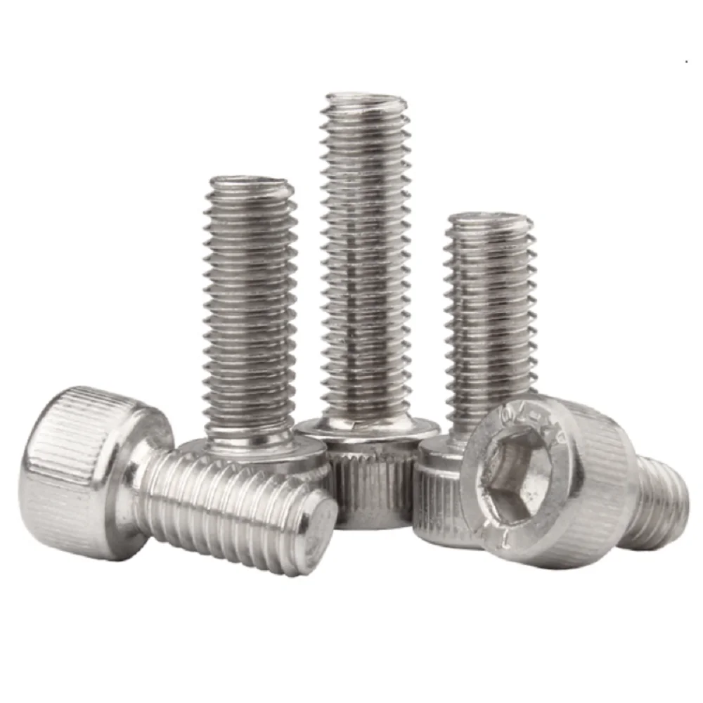 Chaoyou Sus304 Stainless Steel Socket Machine Screws Fasteners Hex Socket Head Cap Screws M1.6*4