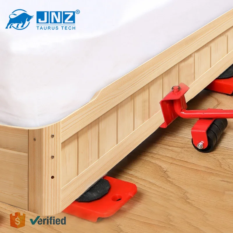 5pcs a set lifting moving tool furniture lifter sliders with mover bar