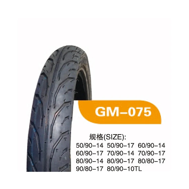 
High Grade New Design 80/90-17-6Pr Service Motorcycle Tyre With Tube 