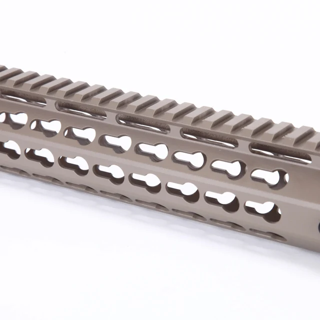 
Outdoor 12' GD050-TAN Free floating AR15 Keymod Handguard Accessories Barrel NUT for Hunting Handguard 