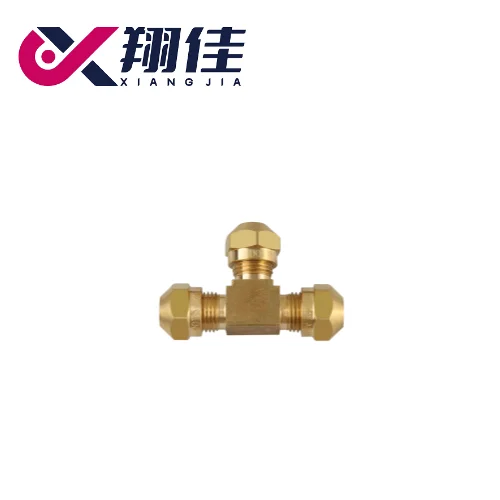 Brass Compression Air Nylon Tubing Fittings Alkon  G32450-0404 by GATES SAE#100401BA  union tee 1/4 3/8 1/2