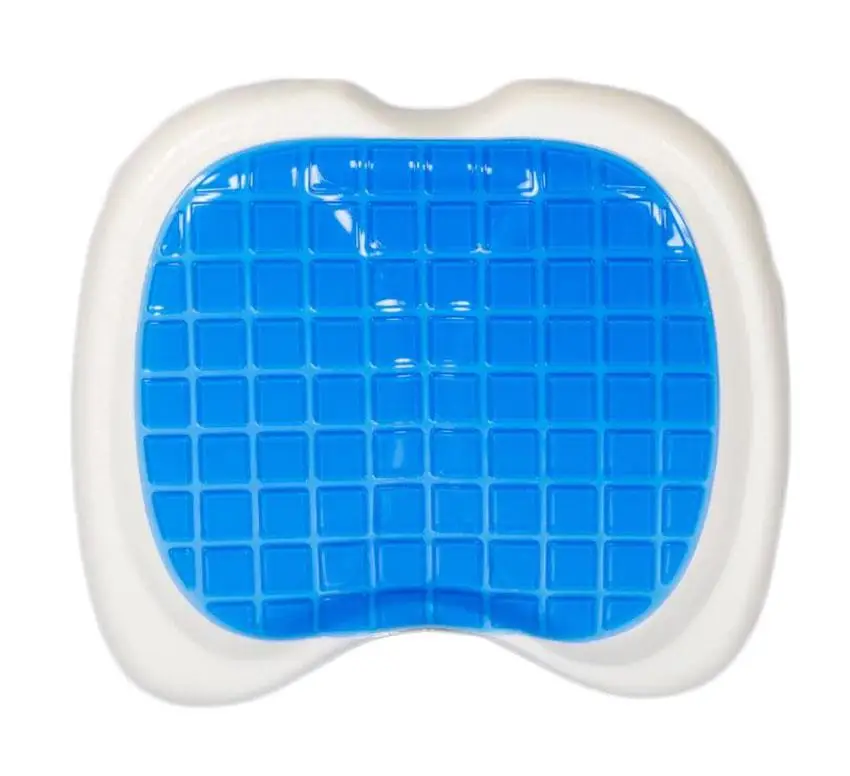 Kingworth bus driver orthopedic gel bead cushion Apple shape silicone memory foam filling gel grid seat cushion