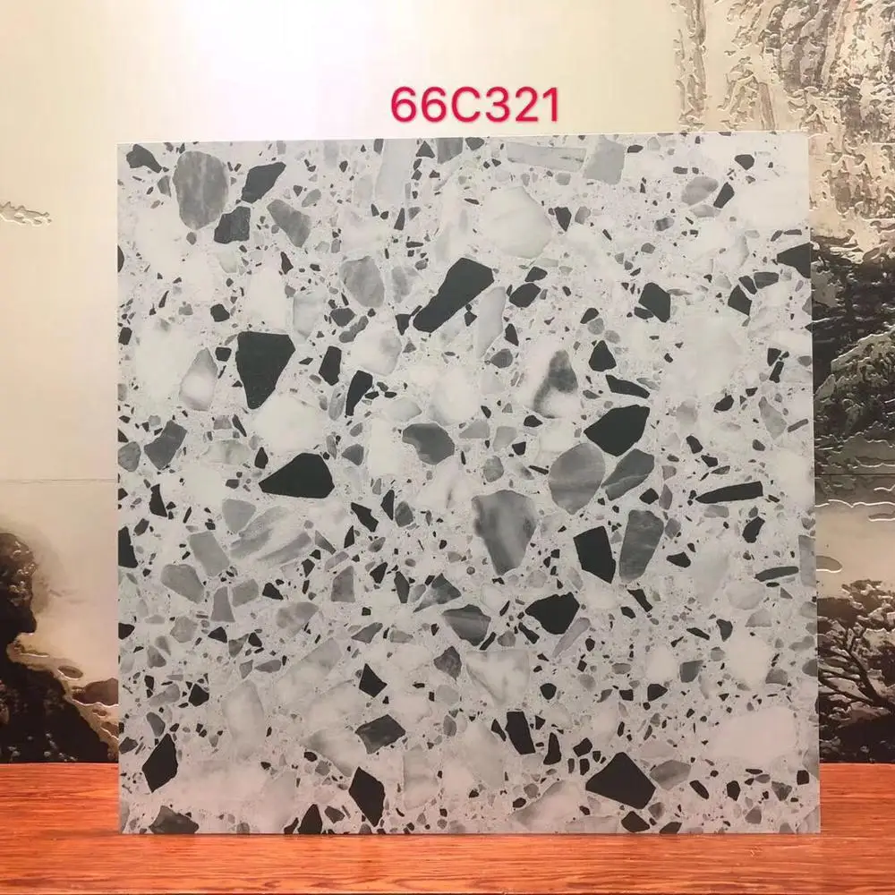 
GUCI terrazzo matt rustic floor tiles 600x600mm garden anti slip low water absorption tile 