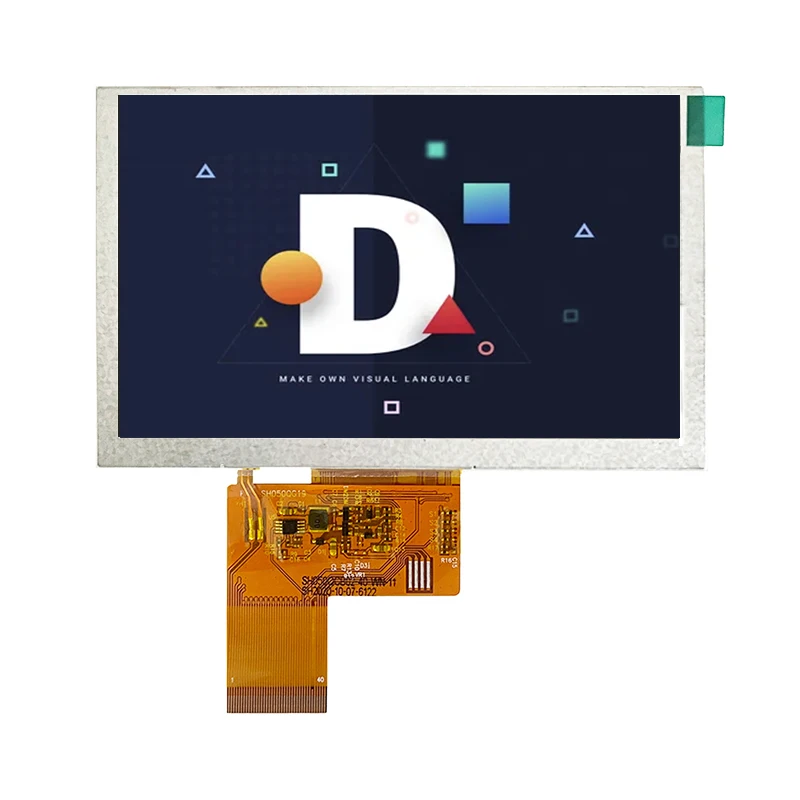 5 дюймов TFT LCD 800x480 RGB интерфейс ЖК-дисплей