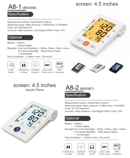 2022 заводская цена производство медицинских устройств портативный и бытовой монитор типа BP на руку
