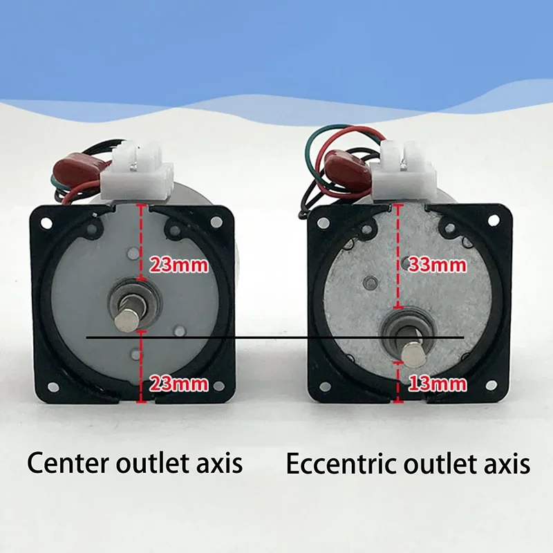 60KTYZ  AC Synchronous Motor 220V 110V 14W Centric Shaft With Bracket Permanent Magnet Motor 2.5rpm-110rpm CW CCW Gear Motors