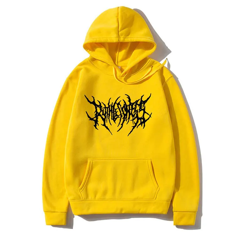 Custom printed logo fleece hoodies mens wholesale fashion loose casual hoodies pullover for men