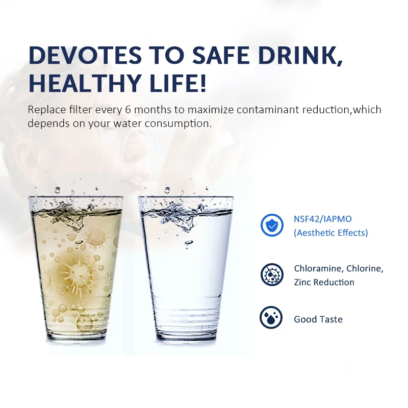 OEM NSF Certificated 4396508 Replacement Refrigerator Water Filter for 9085 EDR5RXD1