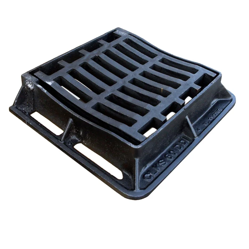 Cast iron outdoor drain cover