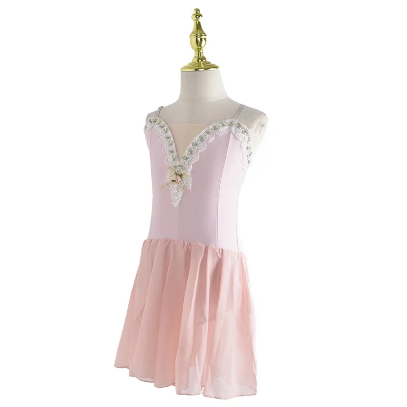 Chiffon Ballet Dress Giselle Purple Professional Ballet Tutu Classic Ballerina Dress Performance Dance Girl Women Princess Dress