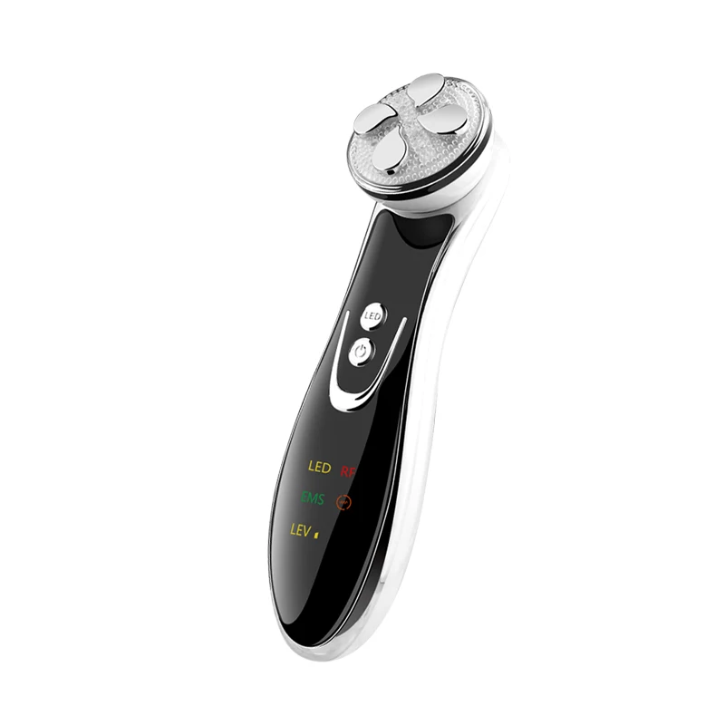 Radio Frequency Facial Massager 4 In 1 RF Skin Tightening Machine Ems High Frequency Facial Lifting Massager