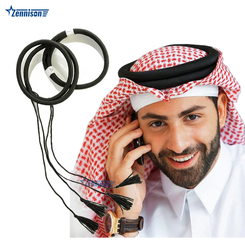 56-57 Inches Shemagh Wrap Scarf Arab Desert Tactical Scarf Arab Aqel Rope