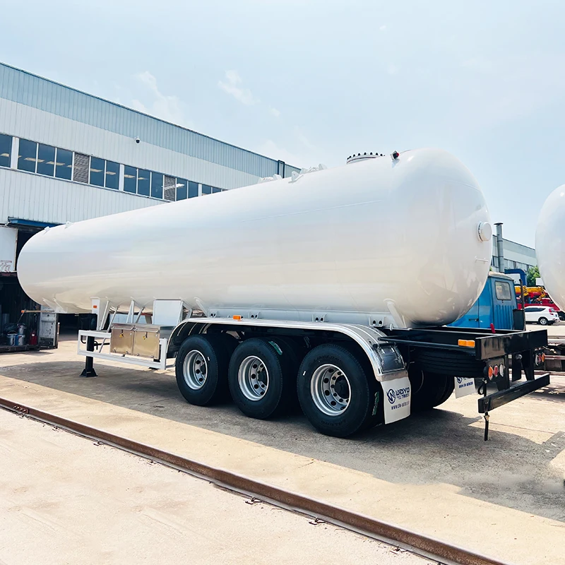60m3 LPG Gas Trailer Used 58000L Liquid Petroleum Gas Tanks Semi Trailer for LPG