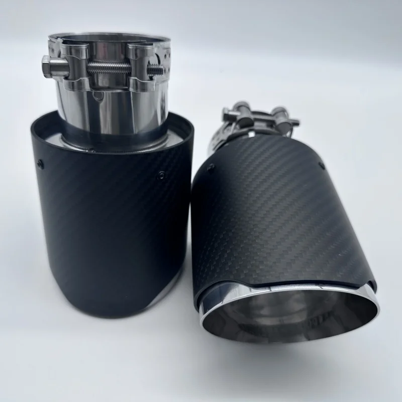 Одиночная выхлопная труба из углеродного волокна для Akrapovic