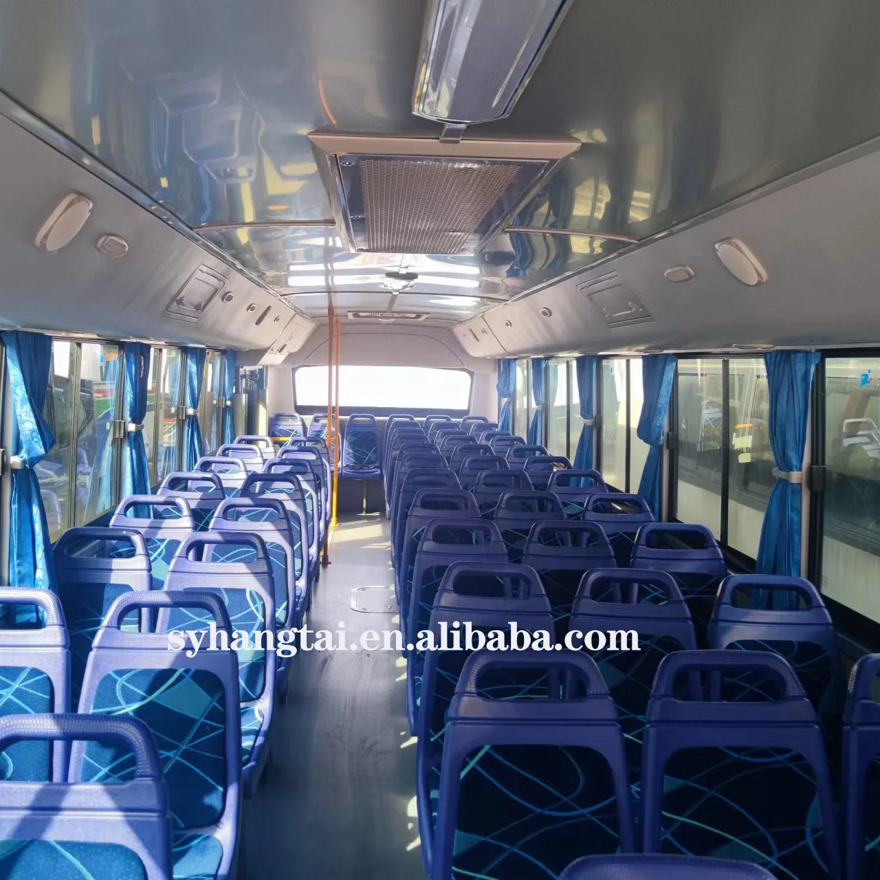 Africa 60 Seats CNG Fuel Bus Company Staff Pick-up Urban Passenger Transport Max Speed 90km/h
