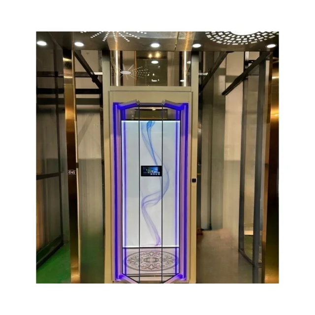 400kg customized Hydraulic house lift home villa lift elevator 2 Stops Home Lift