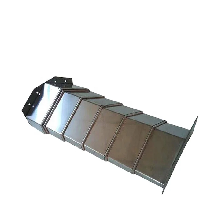 New Type  CNC Machinery Tool Equipment Telescopic Shield Steel Bellow Cover with good price