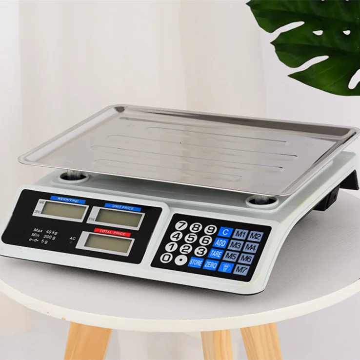 Electronic Price Computing Scale 40kg Weighing Scale Price