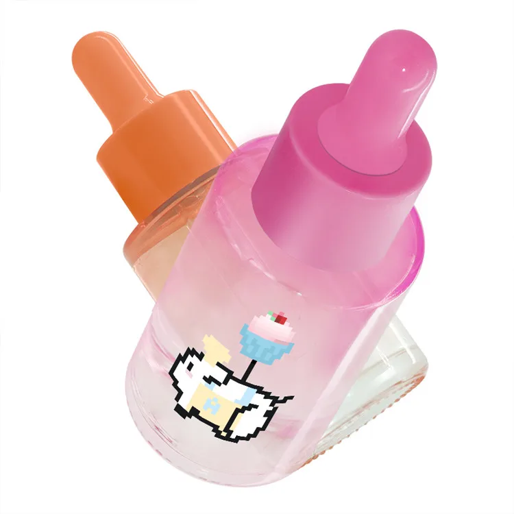 botella de cristal 120 ml customized luxury thick wall glass square toner bottle screw cap