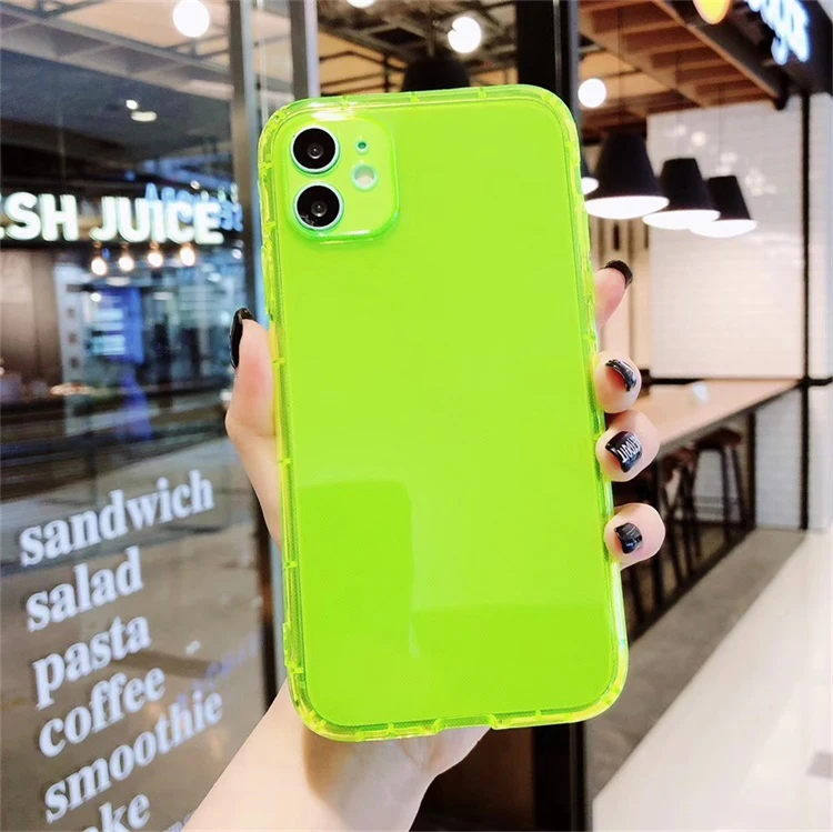 Cheap Crystal Candy Colors Luxury Slim Transparent Soft TPU Smartphone wholesale Case For iphone 11/11 pro