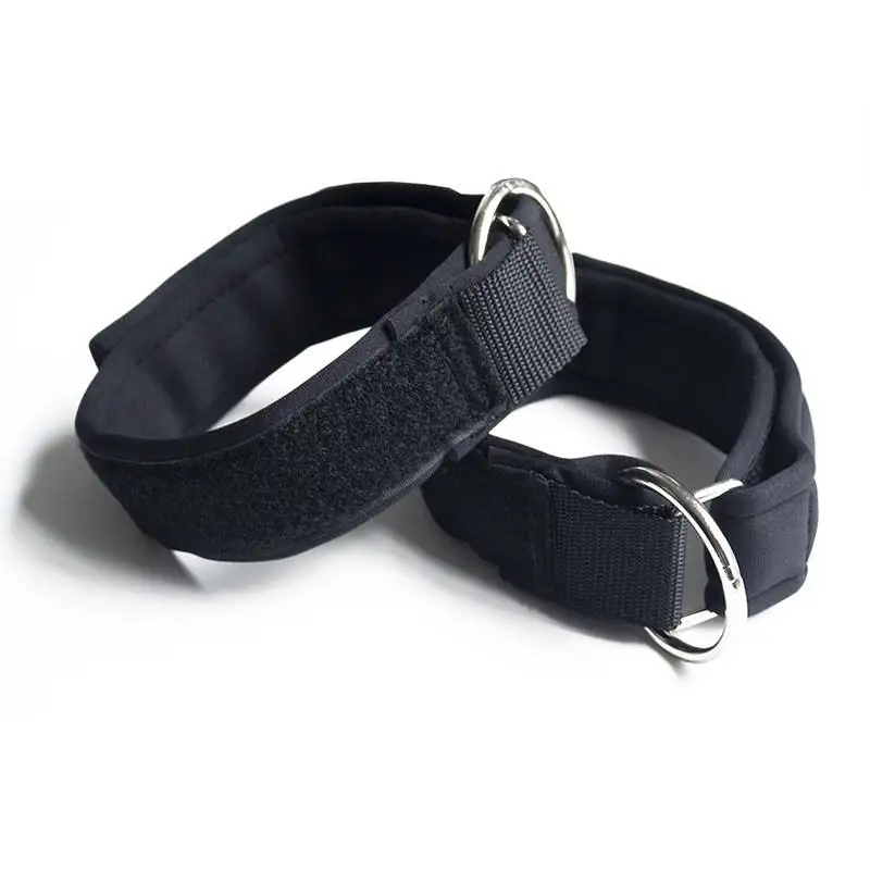Fitness Equipment D-ring Ankle Strap Cable Attachment Leg Strength Training Gym Straps