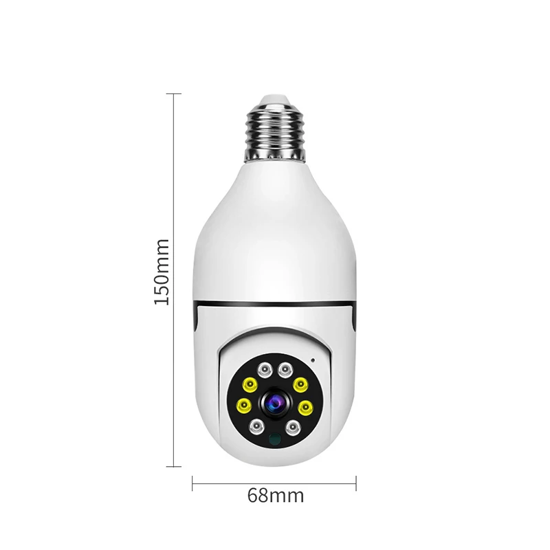 Original manufacturer Bulb Wireless Security Camera 360 Degree E27 wifi light bulb camera