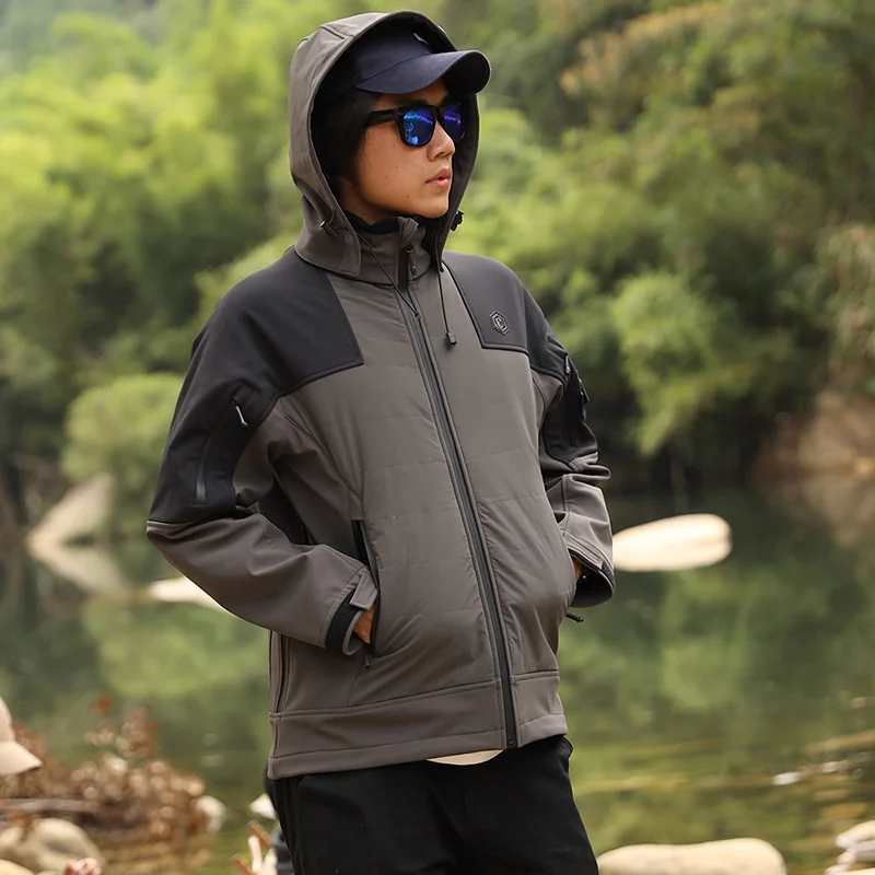 Emersongear Outdoor Hiking Keep Warm Functional Jacket Unisex Winter Waterproof Windproof Tactical Softshell Jacket