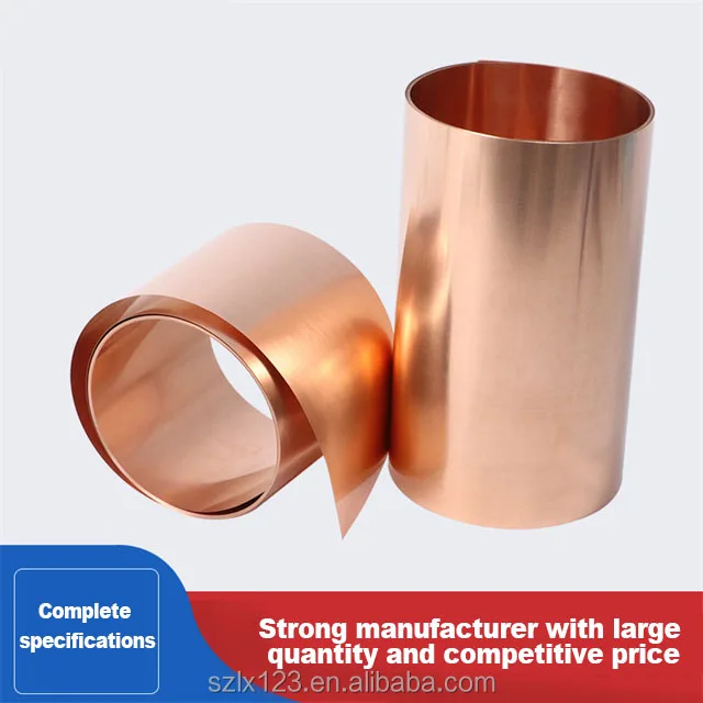 High quality 0.5mm T1 T2 C1100 C1011 C1220 Red Copper Strip Coil copper sheet foil roll In Stock factory price per kg