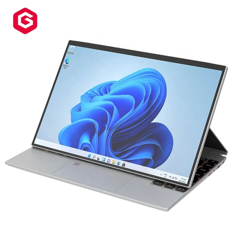 Wholesale 14inch touch screen folding laptops N5105 brand new Quad Core 4 Thread 2.0Ghz business laptop tablet 2 in 1