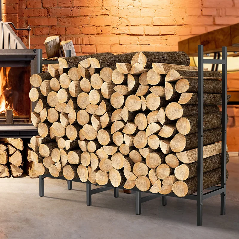 High Quality Log Rack Made of Steel Firewood Rack Firewood Holder Wood Holder for Indoor and Outdoor Use