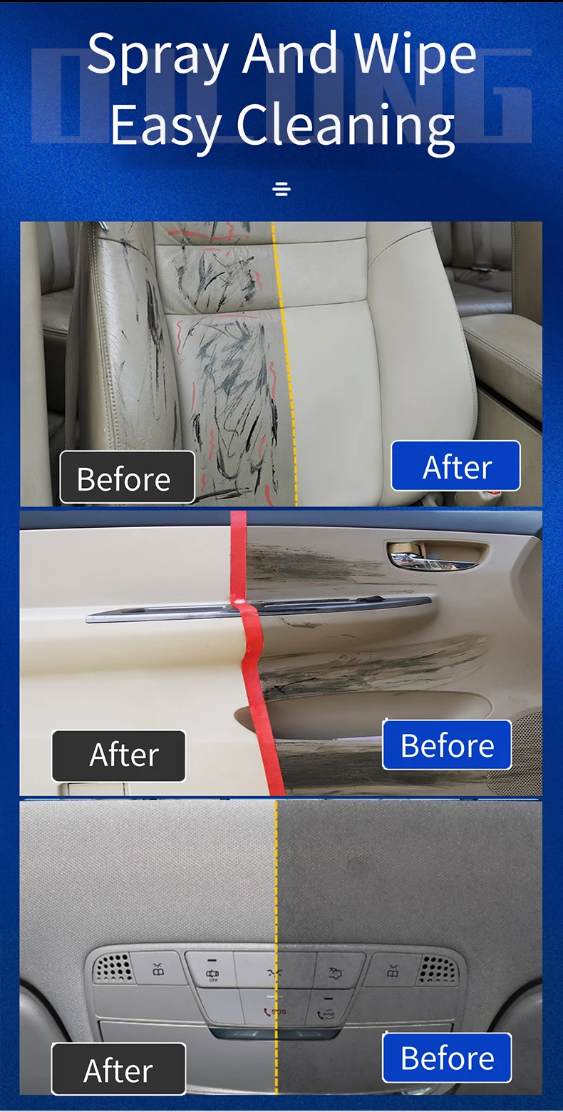 Multi-purpose Foam Cleaner Spray and Car Interior Cleaning Multifunction Foam Cleaner